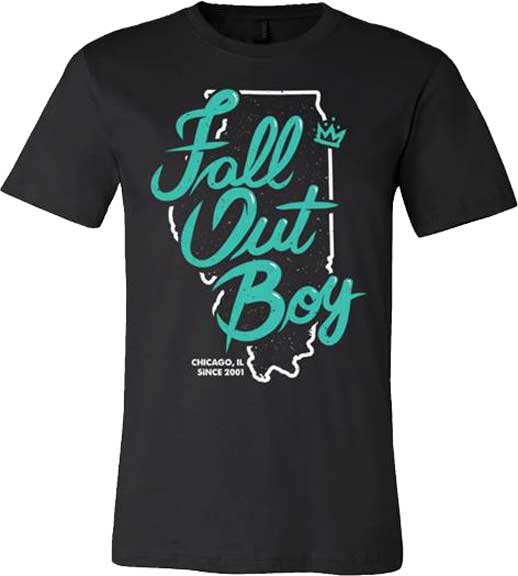 Fall Out Boy black t-shirt