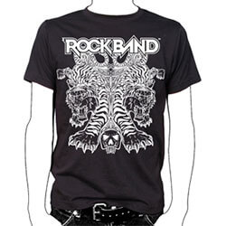 Rock Band White Tiger T-shirt