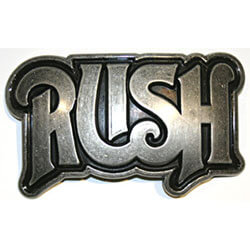Rush Logo Belt Buckle - Regular - Band Tees