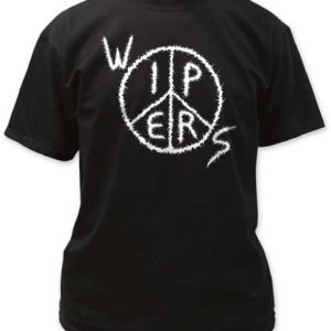 Wipers Logo Mens Black T-shirt